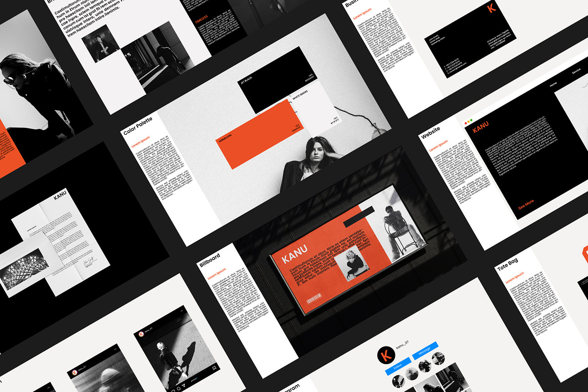 KANU Brand Guidelines Deck Template, a Branding & Logo Template by shaondesigns (Photo 2 of 9)