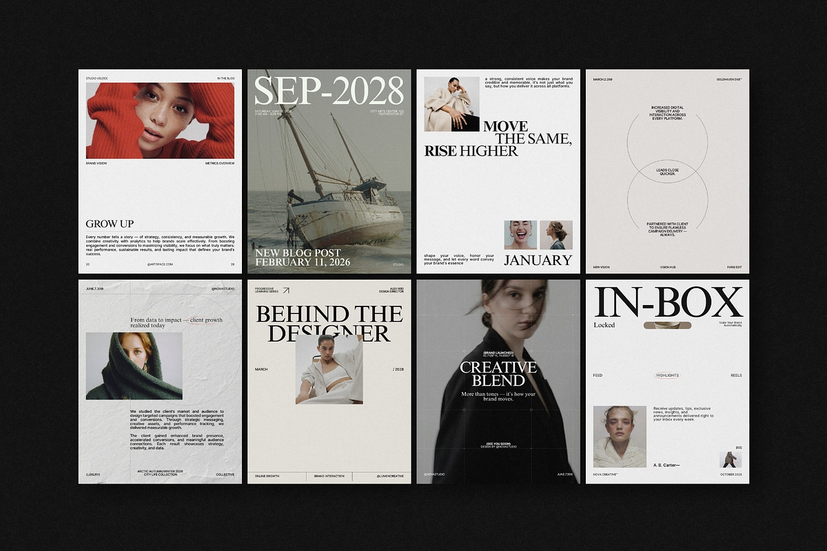 ZUNO | Social Media Kit (I), a Social Media Template by The Aesthetic Studio (Photo 10 of 10)