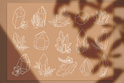 Crystals flower Stamps Procreate, a Brush Add-On by MakeMyPlaceDesign (Thumbnail 2 of 2)