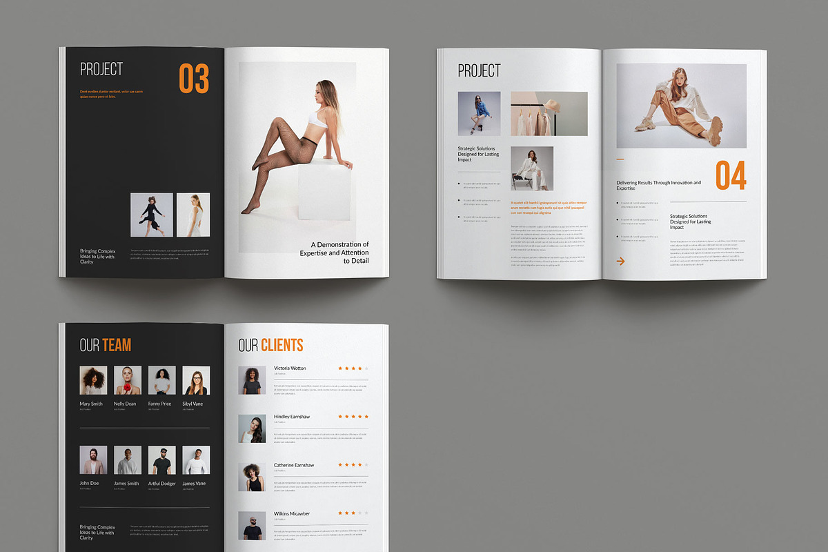 Portfolio Brochure Template, a Brochure Template by Seeing-art (Photo 11 of 11)