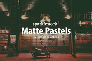 12 Matte Pastel Photoshop Actions