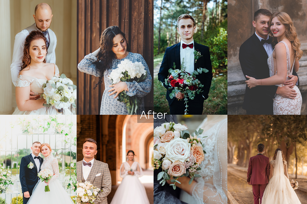 12 Wedding Lightroom Presets, a Preset Add-On by RamsaGraphi (Photo 3 of 10)