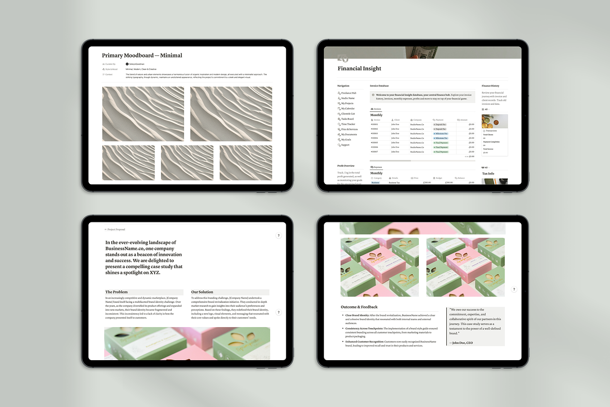 All-In-One Notion Branding Kit, a Templates & Theme by Swyn.Studio (Photo 10 of 11)