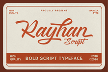 Rayhan Script Bold Handwritten Font