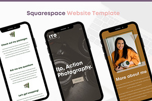 Squarespace Website Template. Ito