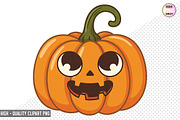 Halloween Pumpkin Clipart Bundle, a Graphic by crative8112 (Thumbnail 7 of 10)