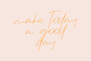 Sunny Day, a Script Font by Katie Holland (Thumbnail 3 of 6)
