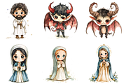 Watercolor Biblical People Clipart, a Person Illustration by stickermadness (Thumbnail 4 of 5)
