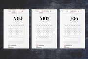 Minimal Numbers Wall Calendar 2025, a Stationery Template by Boris Cupac (Thumbnail 3 of 5)