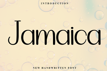 Jamaica, a Handwritten Font by FreshTypeINK