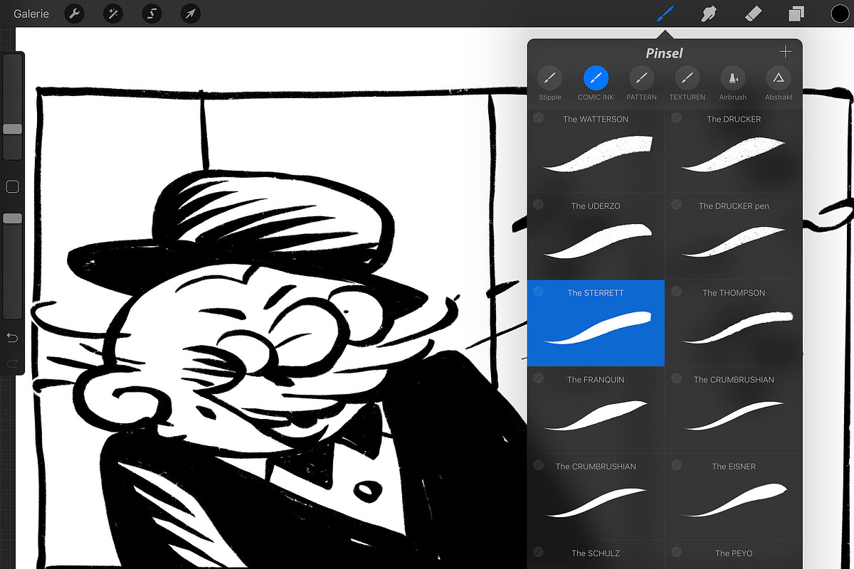 80+ INK, PEN & SKETCH Brushes Bundle, a Brush Add-On by Georg's Procreate Brushes (Photo 20 of 20)