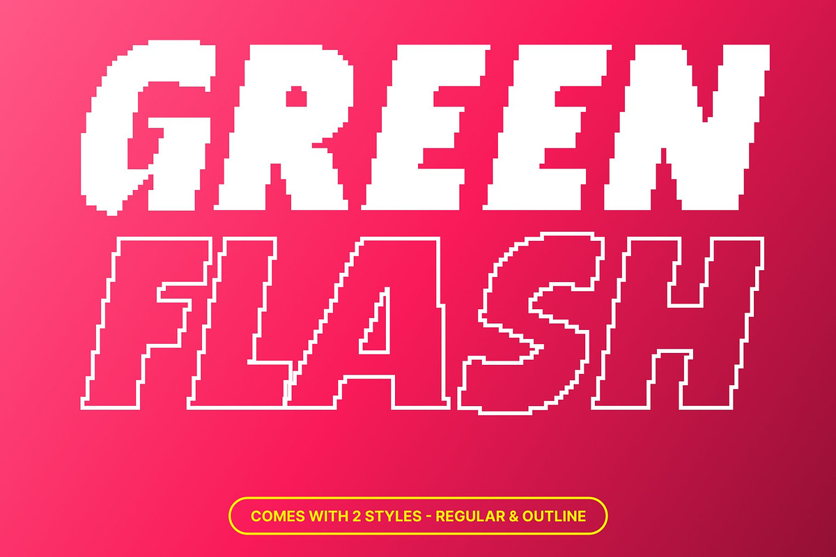 Chulpane Pixel, a Sans Serif Font by Craft Supply Co. (Photo 3 of 8)
