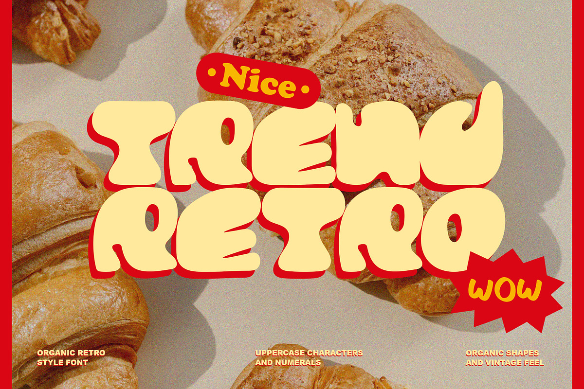Trendretro - 80s & 90s Display Font, a Sans Serif Font by CreativeFolks (Photo 9 of 9)