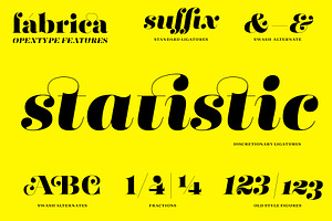 Fabrica - Decorative Serif