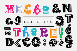 The Lettering Font