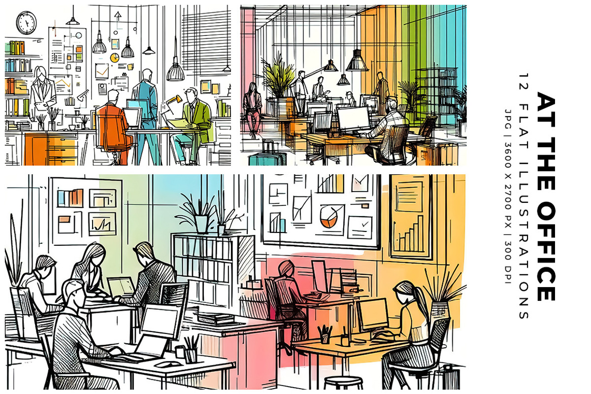 At The Office, a Person Illustration by Digital Art Creations (Photo 3 of 7)