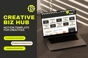 Creative Biz Hub Notion Template, a Templates & Theme by Knotably Creative House