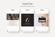Esthetician Instagram templates, a Social Media Template by LiliesandBerries (Thumbnail 16 of 22)
