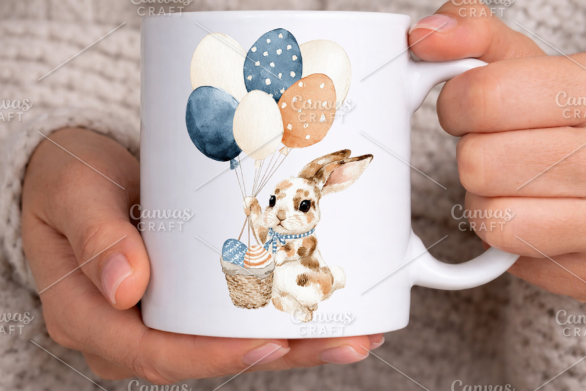 Whimsical Easter Clipart Bundle, an Illustration by Canvas Craft (Photo 6 of 7)
