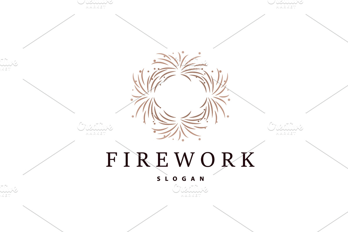 Firework Logo Modern Abstract Design, a Branding & Logo Template by Maylianaw28