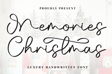 Memories Christmas | Script Font