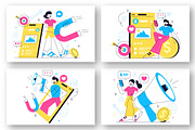 10 Influencer Marketing Illustration, a Person Illustration by denayunebgt (Thumbnail 3 of 4)