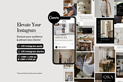 Real Estate Instagram Canva Bundle, a Social Media Template by Warmsoulgallery (Thumbnail 2 of 10)