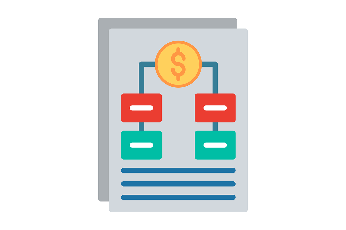 Financial Planning Flat Icon, a Duotone Icon by Pexelpy (Photo 2 of 2)