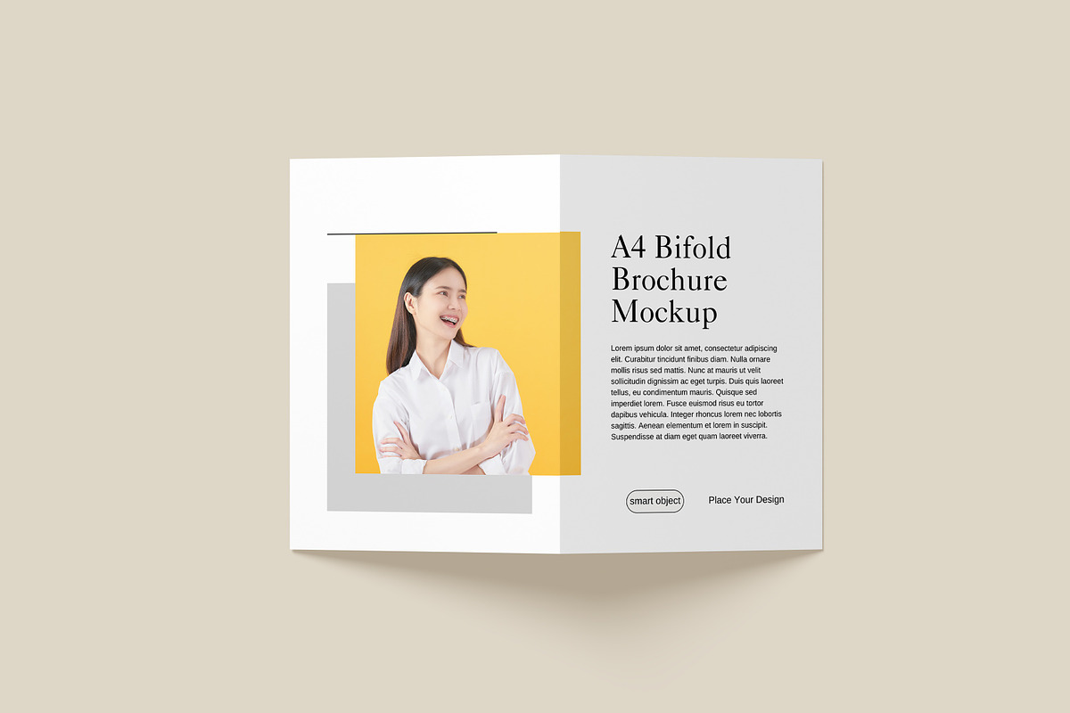 Bifold Brochure Mockup, a Books & Magazine Mockup by getproject (Photo 3 of 4)