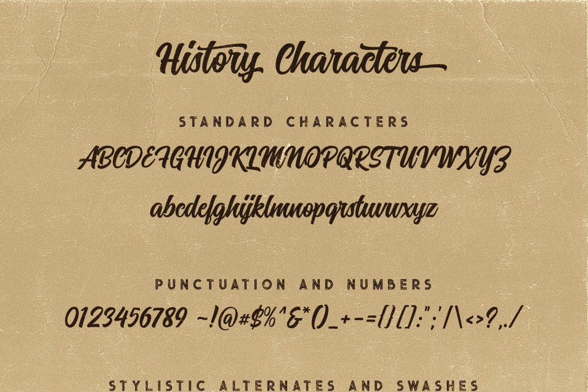 History Font Trio preview 8