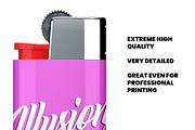 Glossy Lighter Mockup, an Advertising Mockup by Illusiongraphic (Thumbnail 4 of 10)