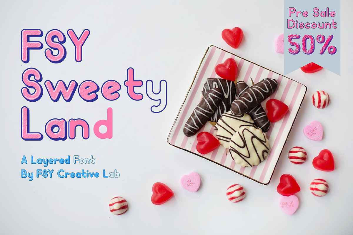 FSY Sweety Land Layer Font