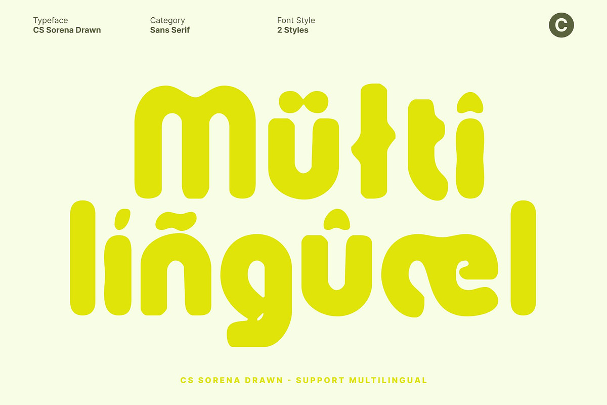 CS Sorena Drawn, a Sans Serif Font by Craft Supply Co. (Photo 6 of 8)