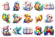 Quirky Valentine Day Clipart PNG, an Illustration by SinaCreation (Thumbnail 2 of 11)