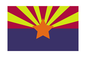 Arizona flag, an Illustration by Mark1987
