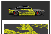 Dynamic Race Car Wrap Design, a Technology Illustration by CarWrap design (Thumbnail 4 of 4)