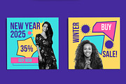 Winter Sale Social Media Post, a Social Media Template by ContestDesign (Thumbnail 4 of 6)