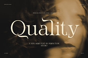 Quality Elegant Serif Font, a Serif Font by Perfectype (Thumbnail 1 of 8)