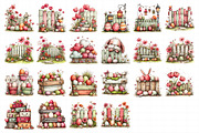 Whimsical Easter Eggs Fence Clipart, an Illustration by Daily.Designs (Thumbnail 7 of 7)