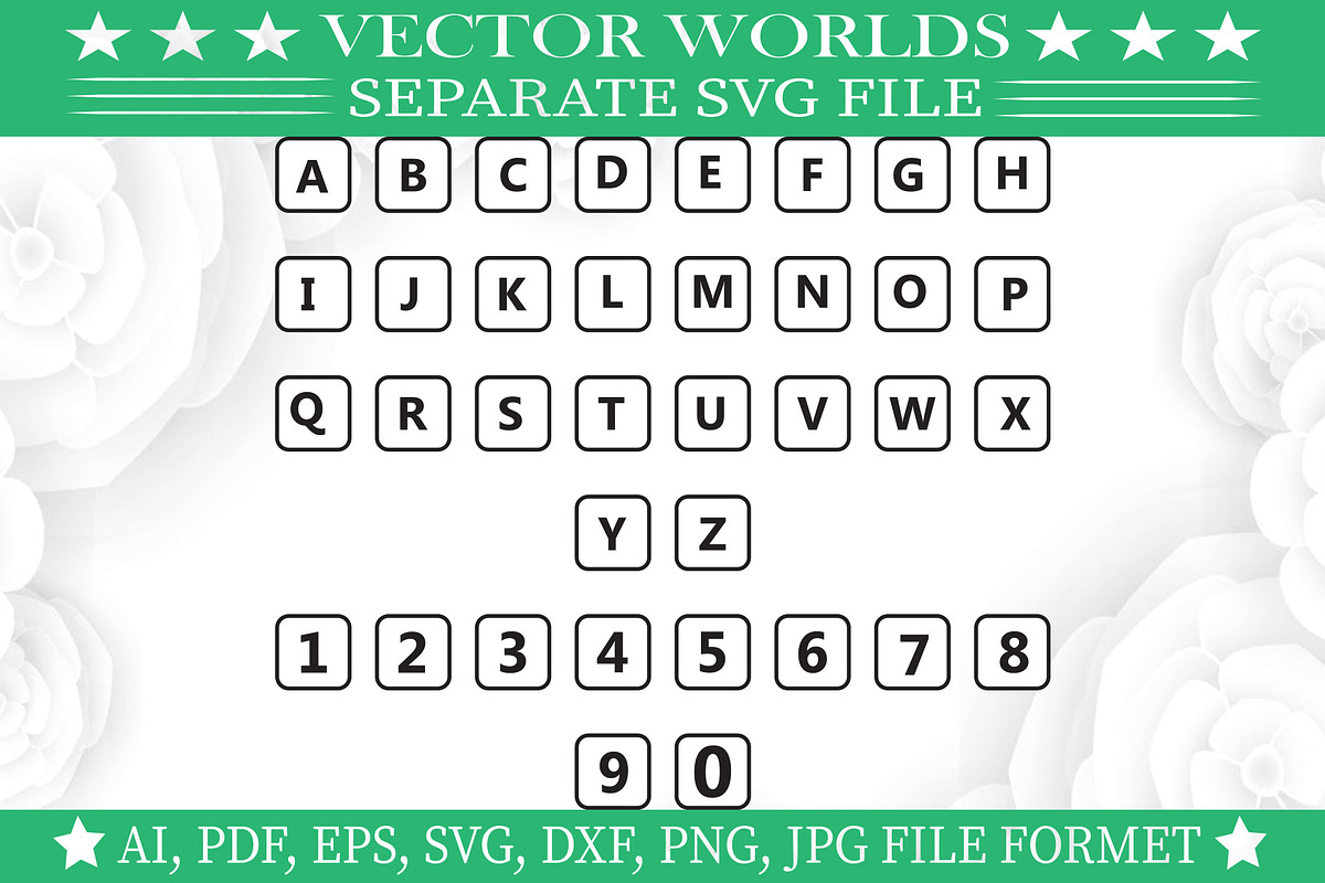 Alphabet Blocks SVG, Alphabet SVG, an Object Graphic by VectorWorlds (Photo 3 of 3)