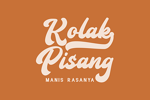 Medang - Retro Script Font