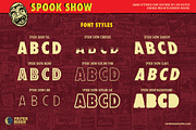 Spook Show Poster Font & Art Bundle, a Font by Paper Moon Graphic Supply (Thumbnail 4 of 15)