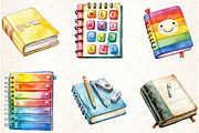Back to School Notebook PNG Bundle, an Illustration by Libby Wishes (Thumbnail 5 of 5)