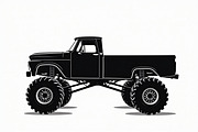 Monster Truck Collection, an Illustration by hafijul (Thumbnail 2 of 9)