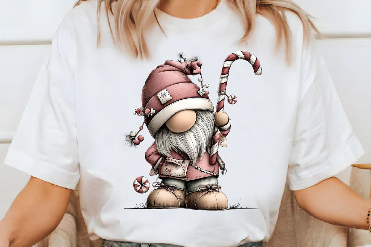 Whimsical Christmas Gnome Clipart, an Illustration by Libby Wishes (Photo 5 of 6)