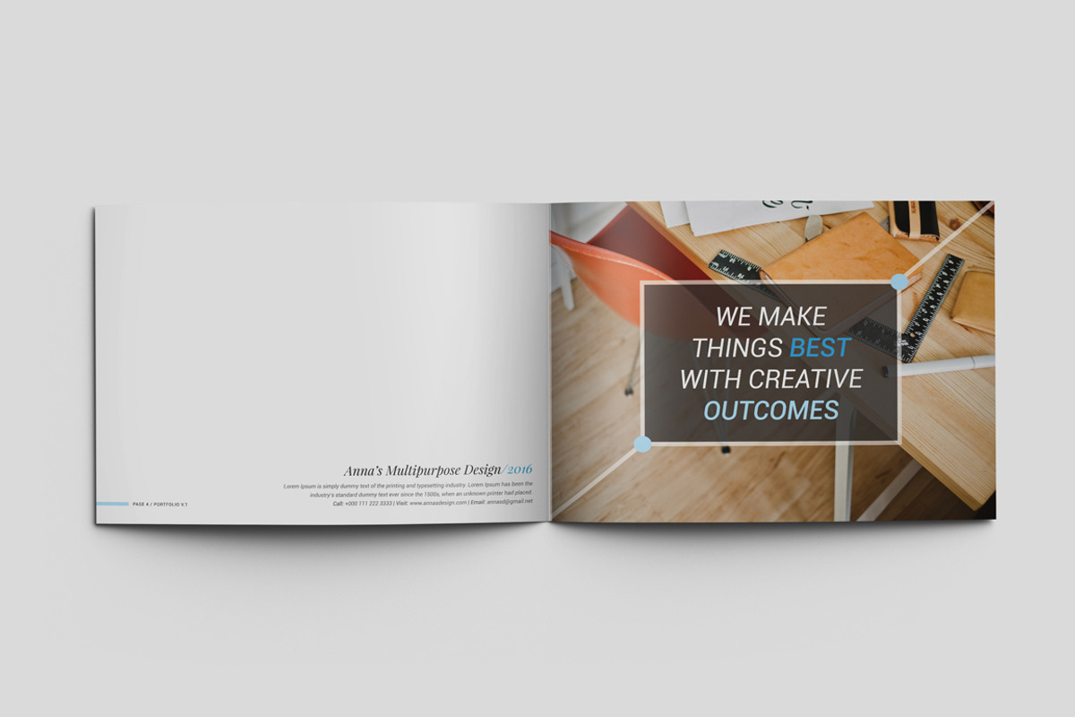 Multipurpose Corporate Portfolio, a Brochure Template by Typography Prime (Photo 3 of 12)