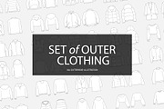 Set of Outerwear Illustration, a Graphic by freeject.net (Thumbnail 1 of 2)