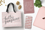 Ellie Bellie + Watercolor Kit, a Script Font by Adam Fathony (Thumbnail 6 of 12)