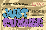 Tlooper Gump - Bubble Graffiti Style, a Sans Serif Font by RagamKata (Thumbnail 2 of 12)