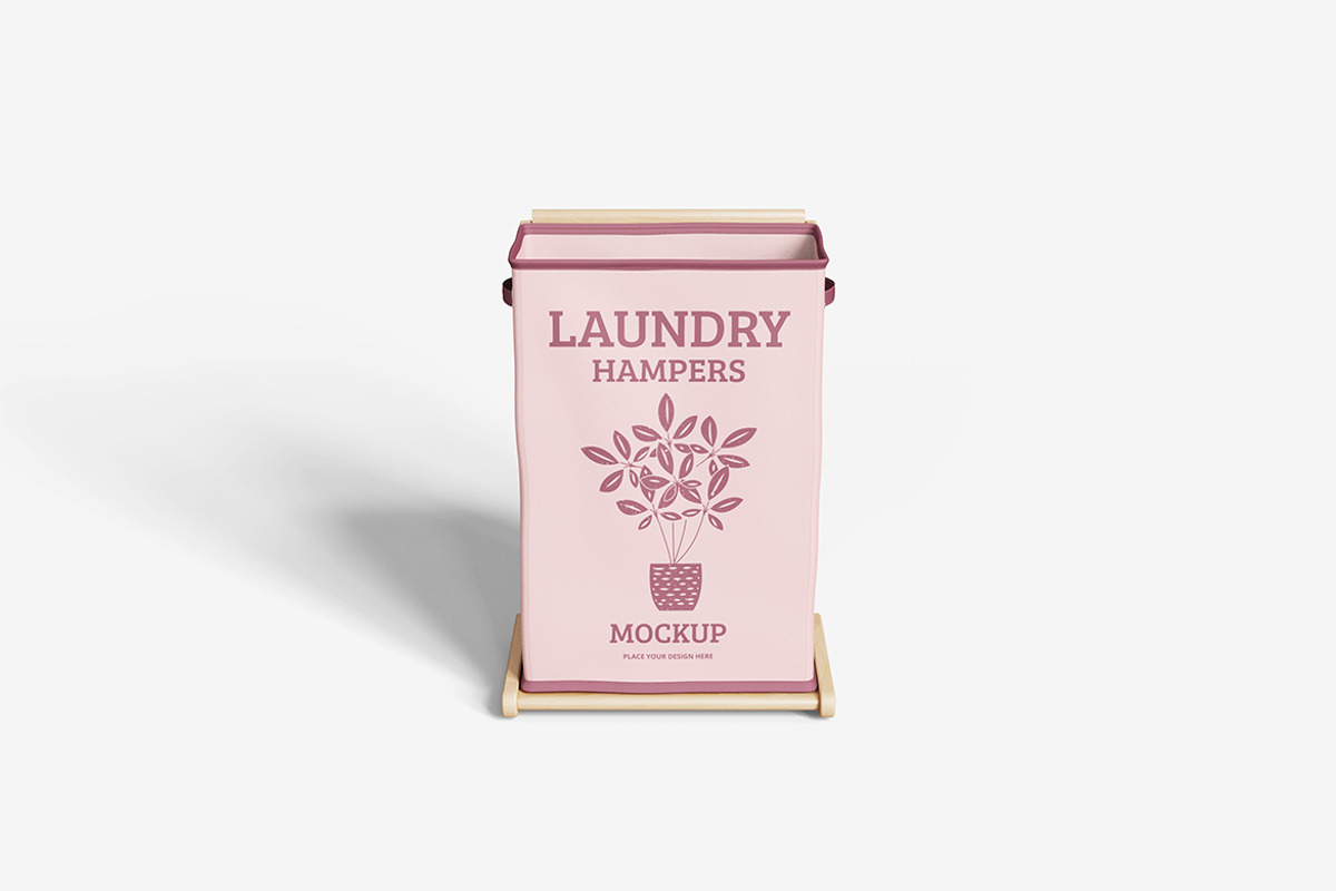 Laundry Hampers Mockup, a Product Mockup by bimockup (Photo 2 of 6)